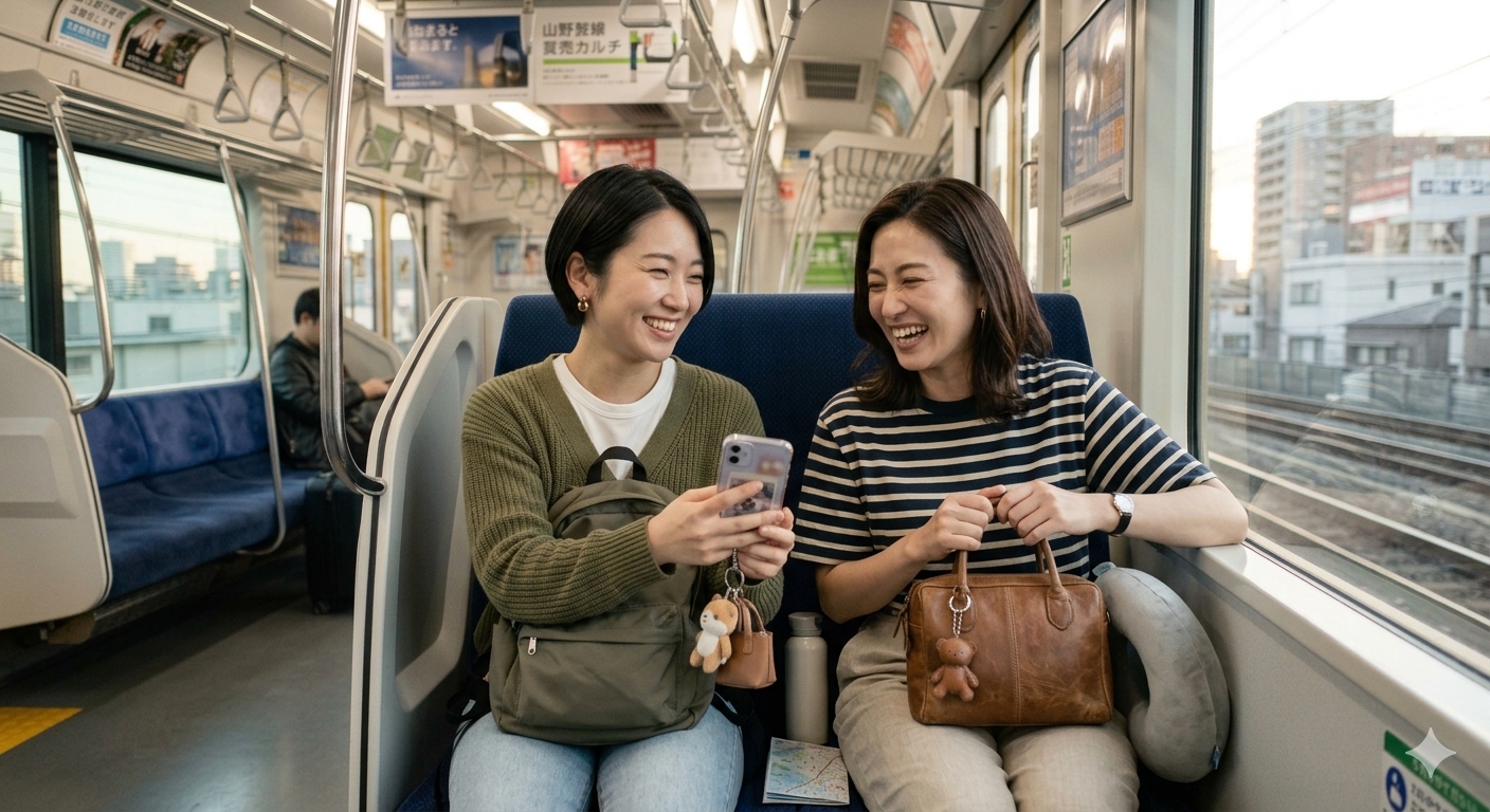 電車でいちご狩りに行ってみた
